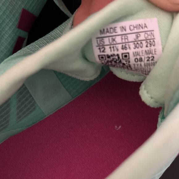 Adidas Adizero Distancestar Mens Size 12 Track & Field Cleats GV9078 Neon Green - Picture 7 of 9